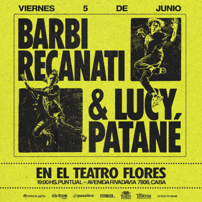 RockAndWorkOK's tweet photo. ⌚️ #HORARIOS - BARBI RECANATI &amp; LUCY PATANÉ
📍 Teatro Flores
🗓️ 5/6

🕖 19:00hs apertura de puertas
🕗 20:15hs comienzo del show

🎟️ Entradas disponibles a $30.000 (+SC) en https://t.co/N68TDcS2Ns https://t.co/MBnRsNPcJL