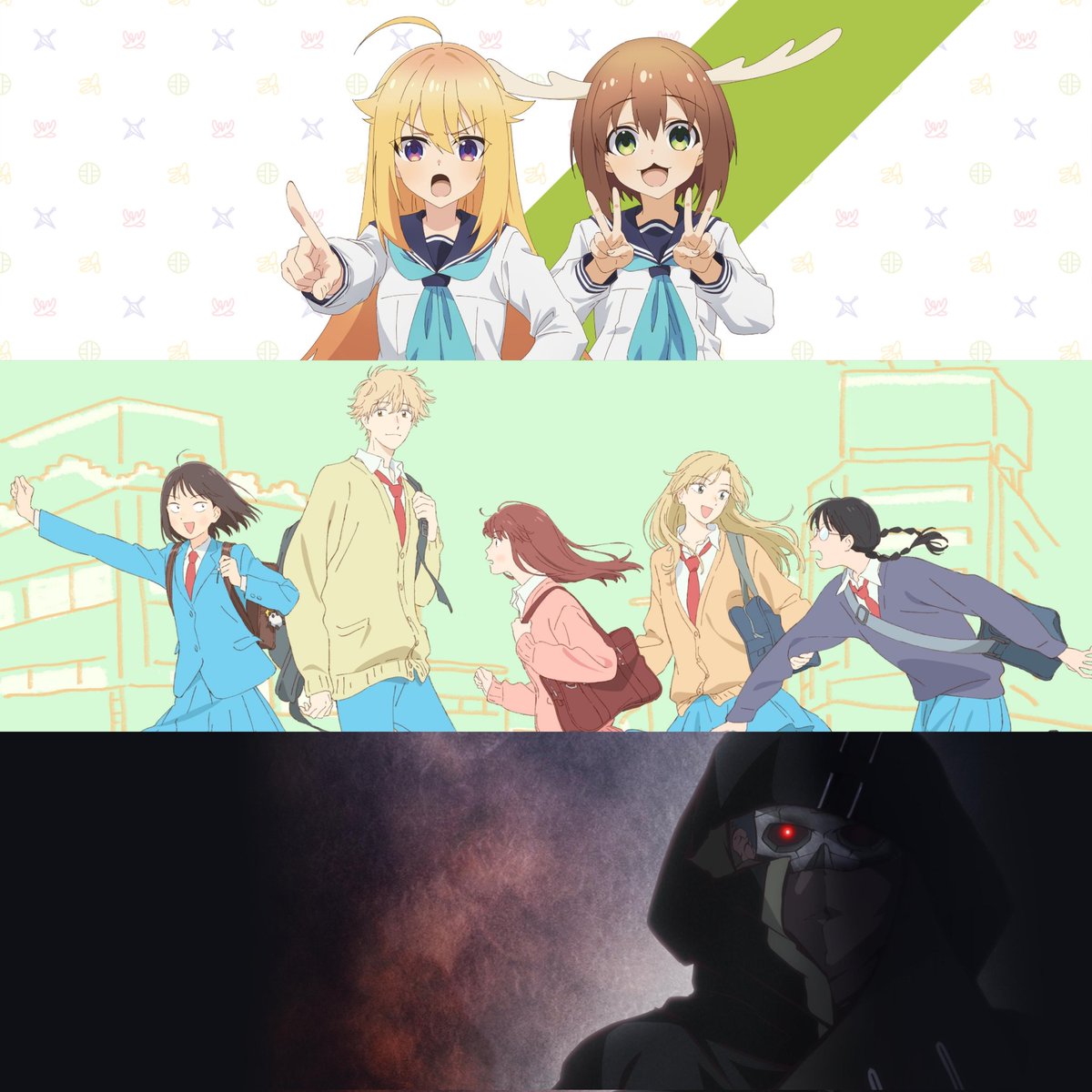GoldenWeebs's tweet photo. Od dziś na Crunchyroll z polskimi napisami:

• „My Deer Friend Nokotan”
• „Skip and Loafer”
• „The Unwanted Undead Adventurer” https://t.co/jUWs03Sn59
