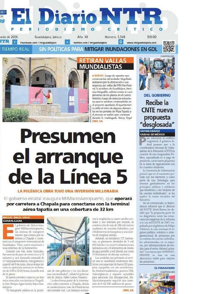 AlbertoEsquerG's tweet photo. Arrancando el día con buenas noticias, ya con la operación de la Línea 5 del Transporte Público 🚌, la cual mejora la conectividad del Aeropuerto Internacional de Guadalajara y beneficia a la movilidad de miles de jaliscienses en su día a día. 
Ñ https://t.co/FY2KthDtvi