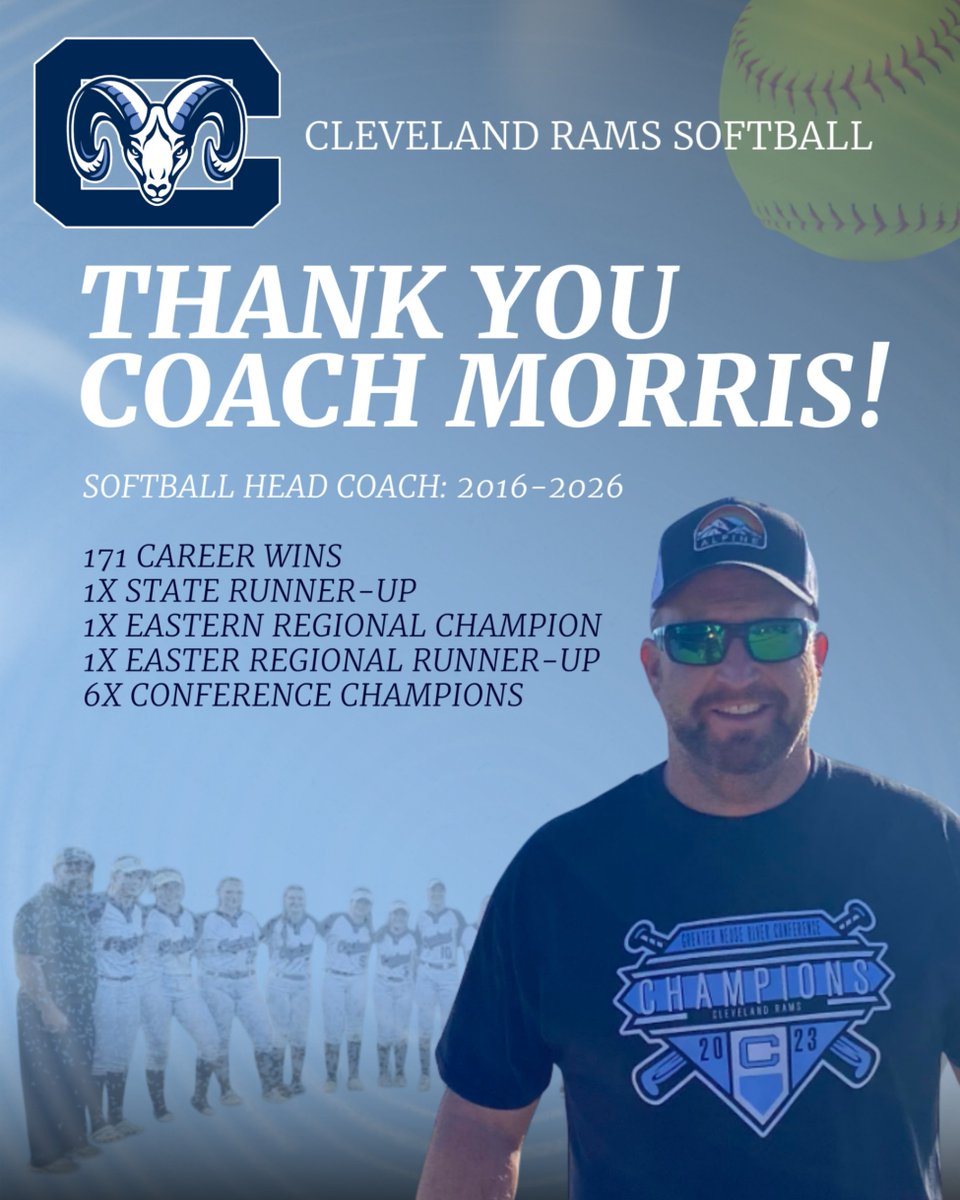 CvHSRams_Sports's tweet photo. 🎉Congratulations Coach Morris on a wonderful career &amp; a well-earned retirement! #hornsup https://t.co/7z2leOxLny