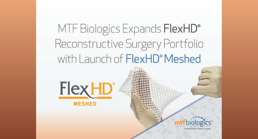ODTmagazine's tweet photo. .@MTFBiologics introduces FlexHD Meshed: https://t.co/5YLXx7ezfL https://t.co/mqqk2LvqBD