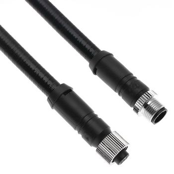 MajorElectronix's tweet photo. Mencom's MDC-4MFP-10M-A03 M12 cordset features a black PVC-jacketed 304 stainless-steel flex tube. The stainless steel protects against impacts and abrasion while the PVC jacket delivers a watertight barrier. #Mencom #M12MoldedCables https://t.co/VyzASrUGsI https://t.co/lgA8TWVquu
