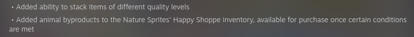 Humster_Baddy's tweet photo. Wait wot?!

@Sweety_VTuber
I just randomly saw when looking into steam that Grand Bazaar had a new patch, 1.5, and I didn't expect much

It still isn't, but the first one here is just such a good quality of life upgrade in easin up storage and the other's also really interesting! https://t.co/gmZBxJKMC6