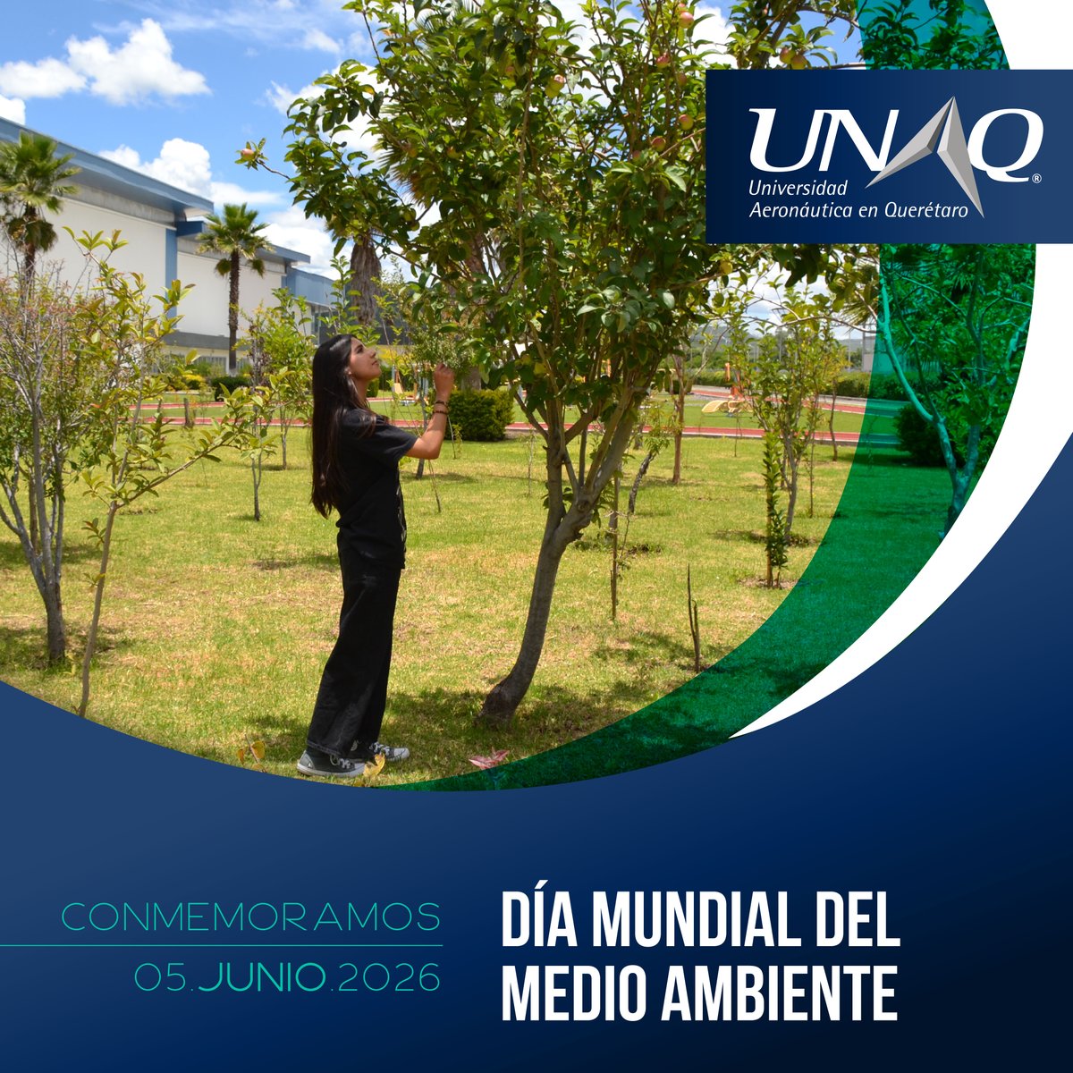 UNAQmx's tweet photo. En el Día Mundial del Medio Ambiente, reafirmamos nuestro compromiso con un futuro más sostenible. 💚✈️

Pequeñas acciones generan grandes cambios. 🫶 https://t.co/GnZl0doVoq