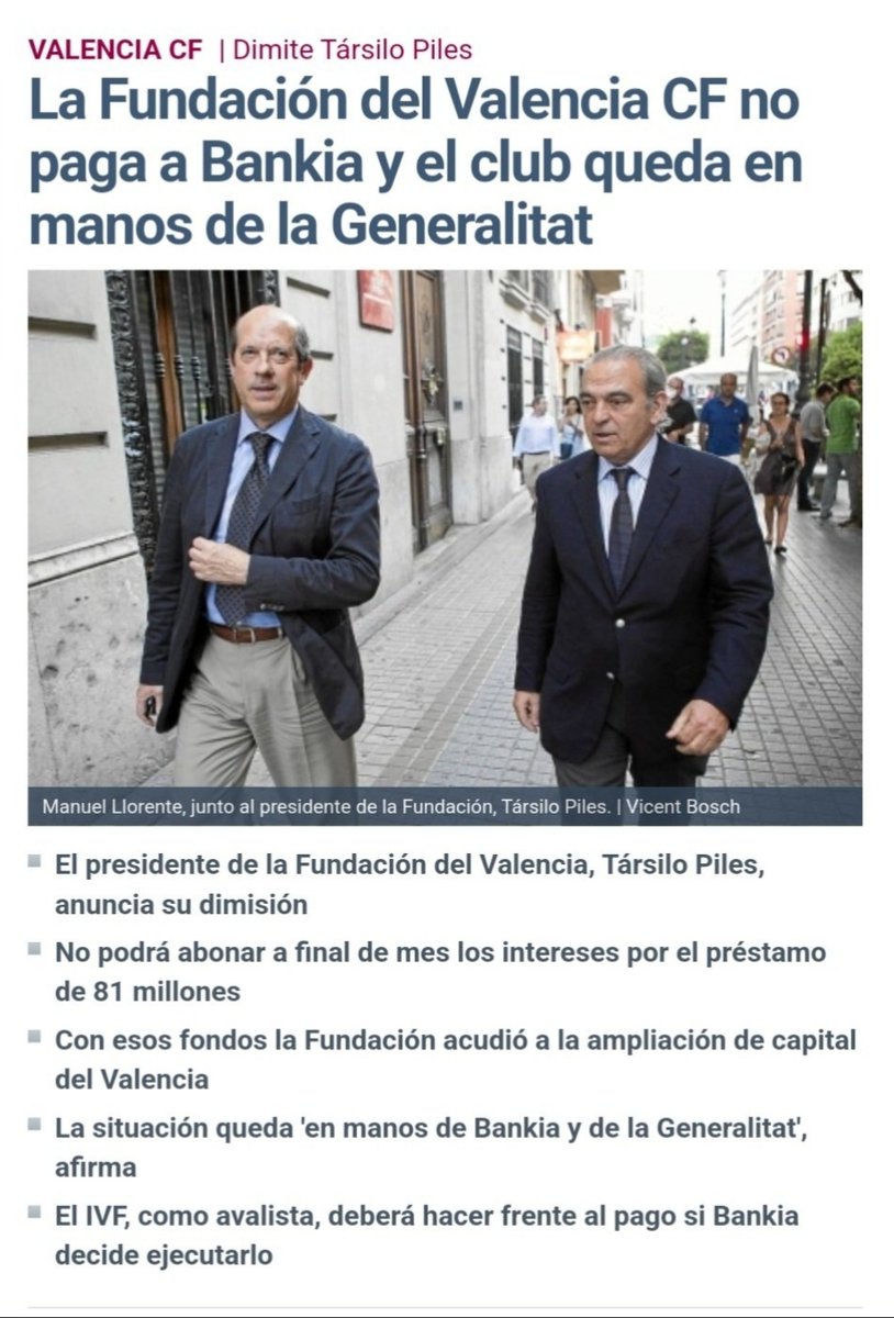xoco1238's tweet photo. Al escuchar estas palabras lo primero que me ha venido a la cabeza es mi @valenciacf 
Por 94 m. de € la burguesia valenciana no quiso hacerse cargo del credito de la fundacion que hubiese evitado la venta del club https://t.co/ptfkyR62lU
