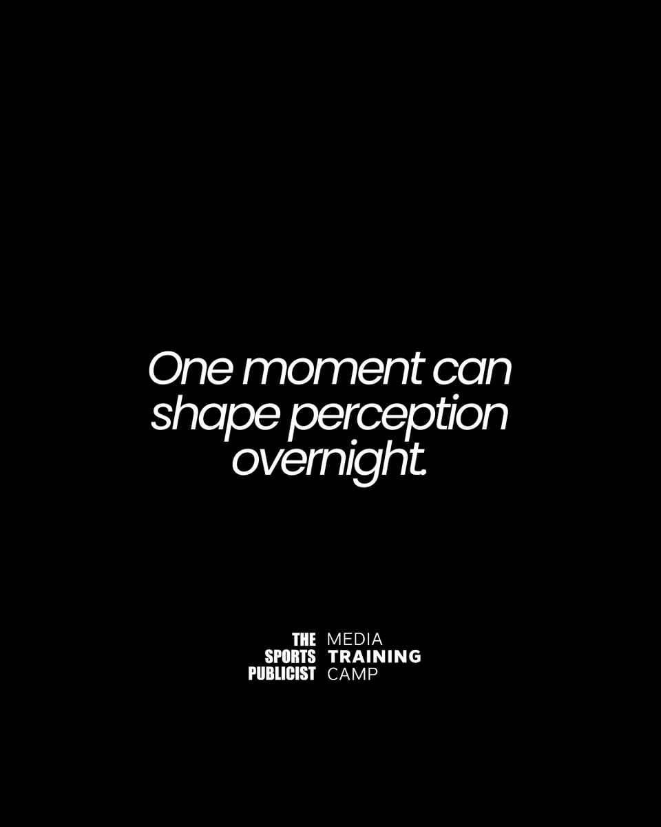 MediaTrainCamp's tweet photo. With more than 20 years of experience positioning athletes, brands, teams, leagues, and player associations, our approach goes beyond traditional media training. We help talent understand how to navigate the business of sports at the highest level.

#mediatrainingcamp https://t.co/c4TSEX2RBI