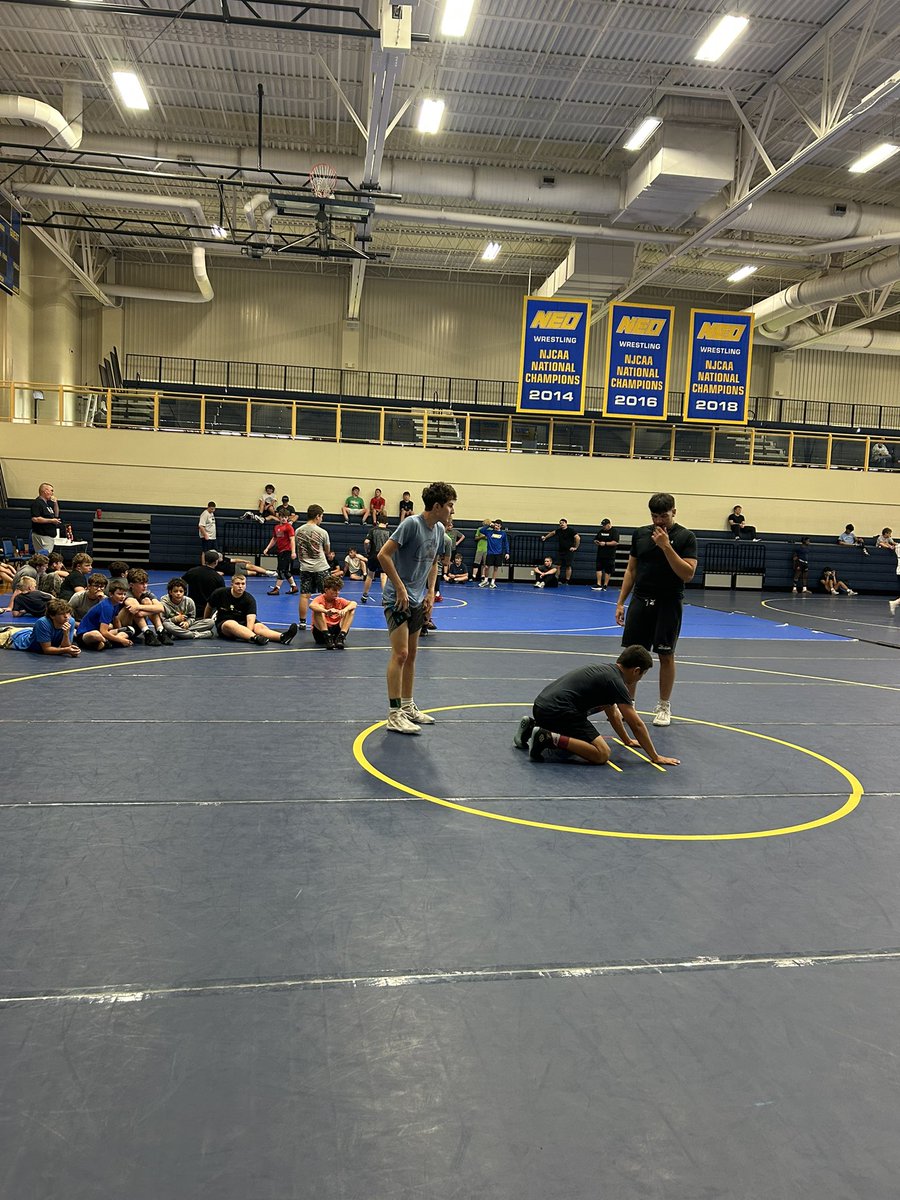 LathropWrestle's tweet photo. NEO BOYS CAMP:✅

Boys finished up camp today with a Takedown Tournament! The Lathrop boys represented well, and brought home 3 Champions!

J.T. Hribar: 🥇

D. Coots: 🏆

J. James: 🥇

We will start back up next Wednesday (5/10) at 4PM in the MS PAC for our next open mat! https://t.co/tZXJ4Tk5fV