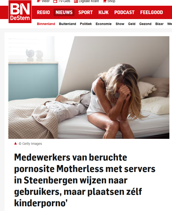 Miss_Royal73's tweet photo. Medewerkers van de beruchte pornosite #Motherless die in Steenbergen wordt gerund wijzen naar gebruikers, maar plaatsen zélf #kinderporno.’ Het meest bijzondere hieraan??

Hier valt NIETS aan te doen... 👇🏻😒

Volgens Arda Gerkens, directeur van de Autoriteit online Terroristisch en  Kinderpornografisch Materiaal (ATKM), is de ontdekking schokkend, maar ontbreekt het aan harde #wetgeving om in te grijpen.

Het verspreiden van dergelijke beelden is in Nederland en in veel anderen landen NIET #strafbaar. Het onderzoek richt zich dan ook ‘specifiek op de identificatie van de plegers die de seksuele  handelingen verrichten bij en met deze bewusteloze vrouwen’.  Seks met een bewusteloos persoon valt onder #verkrachting en daarmee wel strafbaar, aldus het OM.