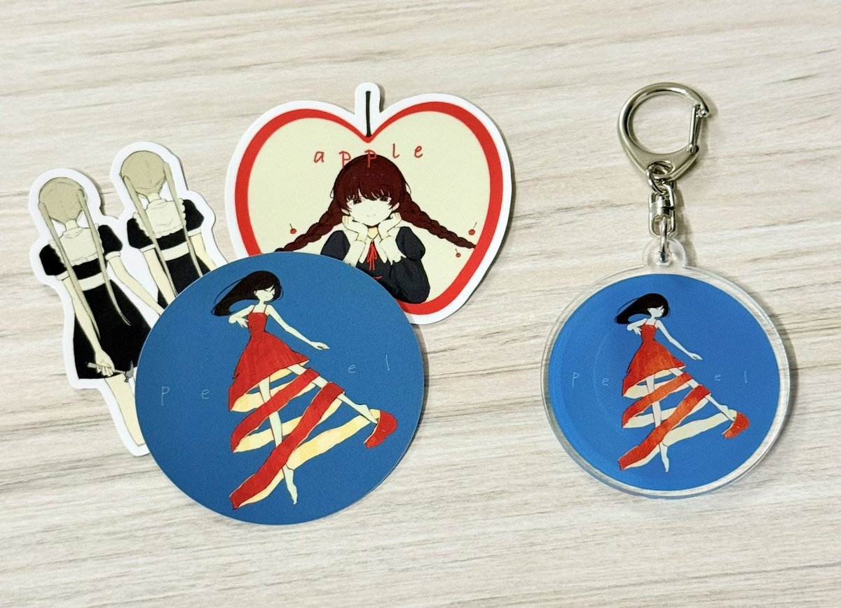 ステッカーセット&アクキー #コミティア156 #COMITIA156