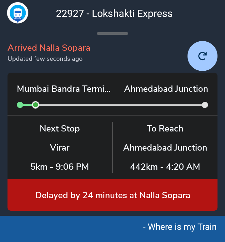IMsuubhash's tweet photo. Hello @WesternRly @drmbct @RailMinIndia @RailwaySeva  रील मंत्री @AshwiniVaishnaw  see the punctuality of the train. This has become a daily problem. No cares .you people treat the aam Aadmi as a cockroach 🪳 shame on you.  👎👎 https://t.co/iobBWU9xMu