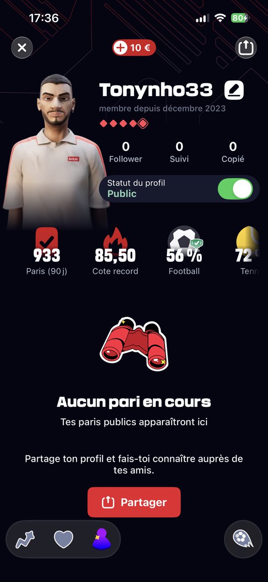 LT3340's tweet photo. @Betclic Tonynho33 
#BetclicKOP https://t.co/f5IWVg4Z1I