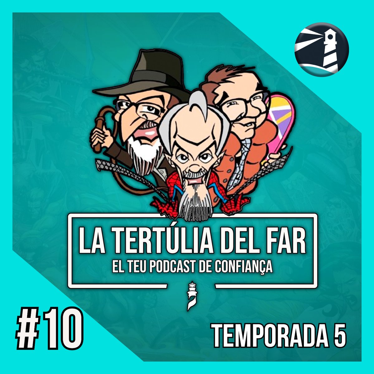 FarFriki's tweet photo. 🚨 NOVETATS DEL FAR AQUESTA SETMANA🚨

🔹 05x10 LA TERTÚLIA DEL FAR Us portem la nostra estimadíssima tertúlia on, a part dels continguts habituals, podreu saber què ens va semblar la sessió d'engunay del Còmic BCN @COMIC_bcn i la CatCon @Sc2f2 de Vilanova i la Geltrú. Ho podreu escoltar aquest a Ivoox, Amazon Music, YouTube Music, Apple Pòdcast i Spotify.

https://t.co/A3Bwi8SKQe