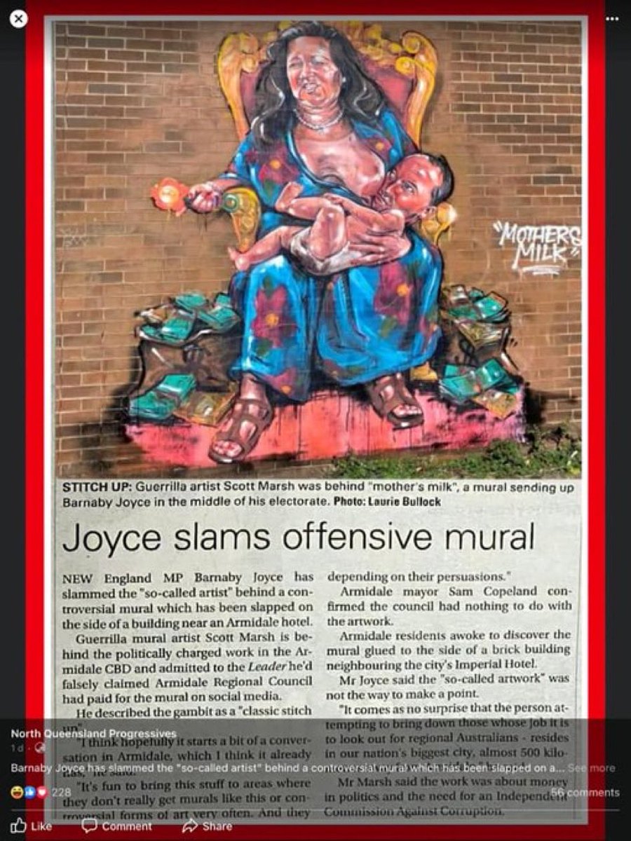 CaraMia200's tweet photo. @barblbake Clown has been doing #Gina’s dirty work to discredit #RenewableEnergy for yrs! Who can forget BS claims,households would pay $100 for roast under #Labor?
His #climatechange denialism, rarely held to account.
He & #Canavan, gave #auspol the #Teals, marking the end of #LNPcrooks. https://t.co/m1ZTu7n9Q3