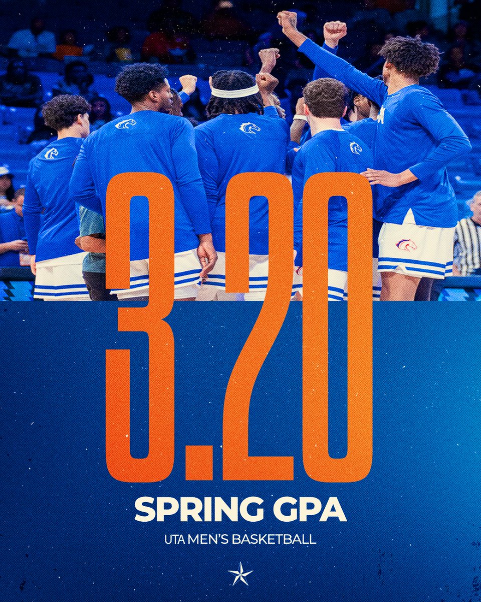 UTAMavsMBB's tweet photo. Well Rounded 🧠

#BuckEm 🐎 https://t.co/4670fXRSSg