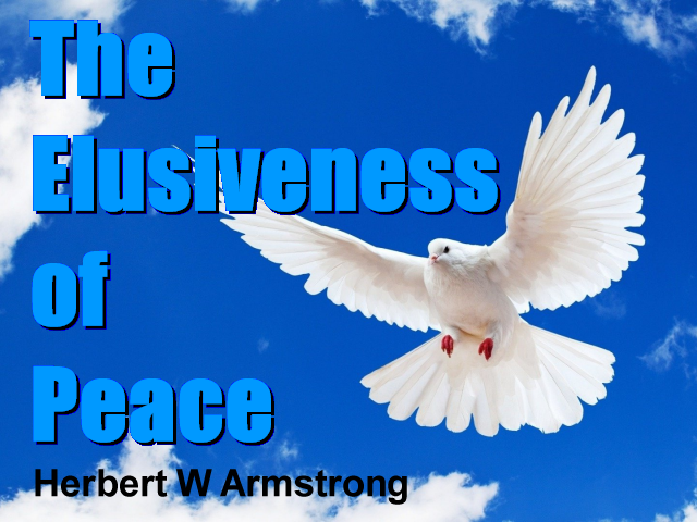 HWALibrarycom's tweet photo. The Elusiveness of Peace - Herbert W Armstrong - The World Tomorrow Telecast

Click here to read more...
https://t.co/36em89KKgq

Additional Programs and Literature available at: https://t.co/WsVs2v6Nr0

#WorldwideChurchOfGod #HerbertArmstrong #HWALibrary https://t.co/Hxi6XE7Mmf