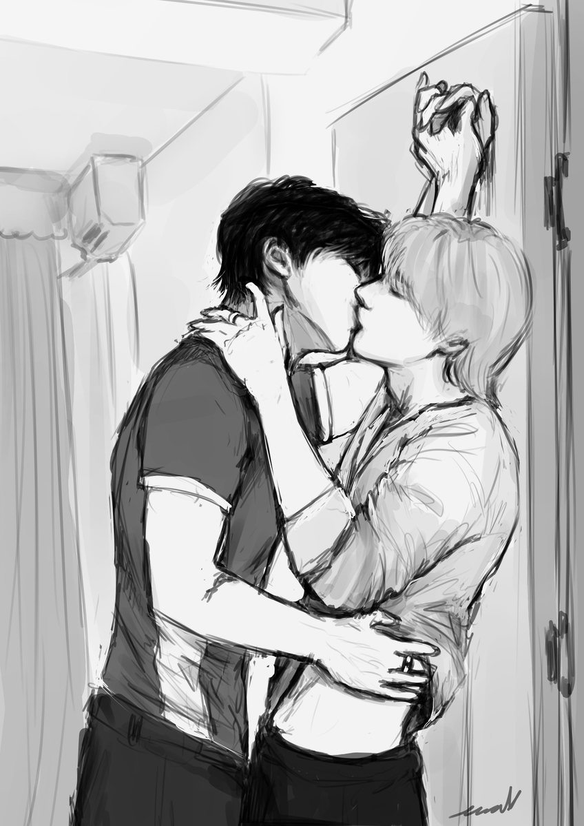 Eli_lvr's tweet photo. 🔞‼️🍓🍊 The night after that one inki Sunday... 

I did not expect this to blow up but...HAPPY PRIDE ☺️

Also this will be my last RPF art post here because I'm moving all of it on a new acc!!! Ik its so sudden but It's about time really 😅 Will post the acc soon!

Don't repost! https://t.co/bavMidUVr3