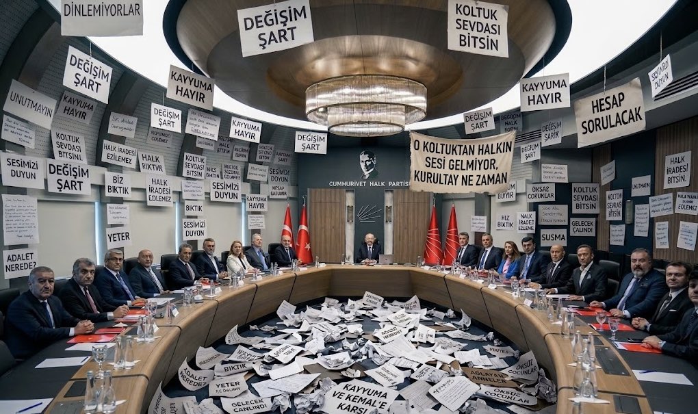 MumtazKose_'s tweet photo. Tarih, sadece bugünün sessizliğini değil, geçmişin veballerini de yazar. 1972’de Denizlerin, fidanların idamına el kaldıran o dönemin CHP vekilleri hangi mirası bıraktıysa, bugün halkın iradesine vurulan kayyumlara bel bağlayanlar, sus pus olanlar da aynı tarihin karanlık sayfasına kaydoluyor. 

Bir yanda halkın iradesini gasbeden kayyumlar, diğer yanda halka sırtını dönüp koltuk hesabı yapanlar...
Tarih sizi asla affetmeyecek. 

O koltuklardan halkın iradesi değil;  sadece geçmişten bugüne uzanan bir koltuk sevdasının soğukluğu, kurultay korkusu yükseliyor. 

Ne kayyuma teslim olacağız ne de bu köhne yapıya!