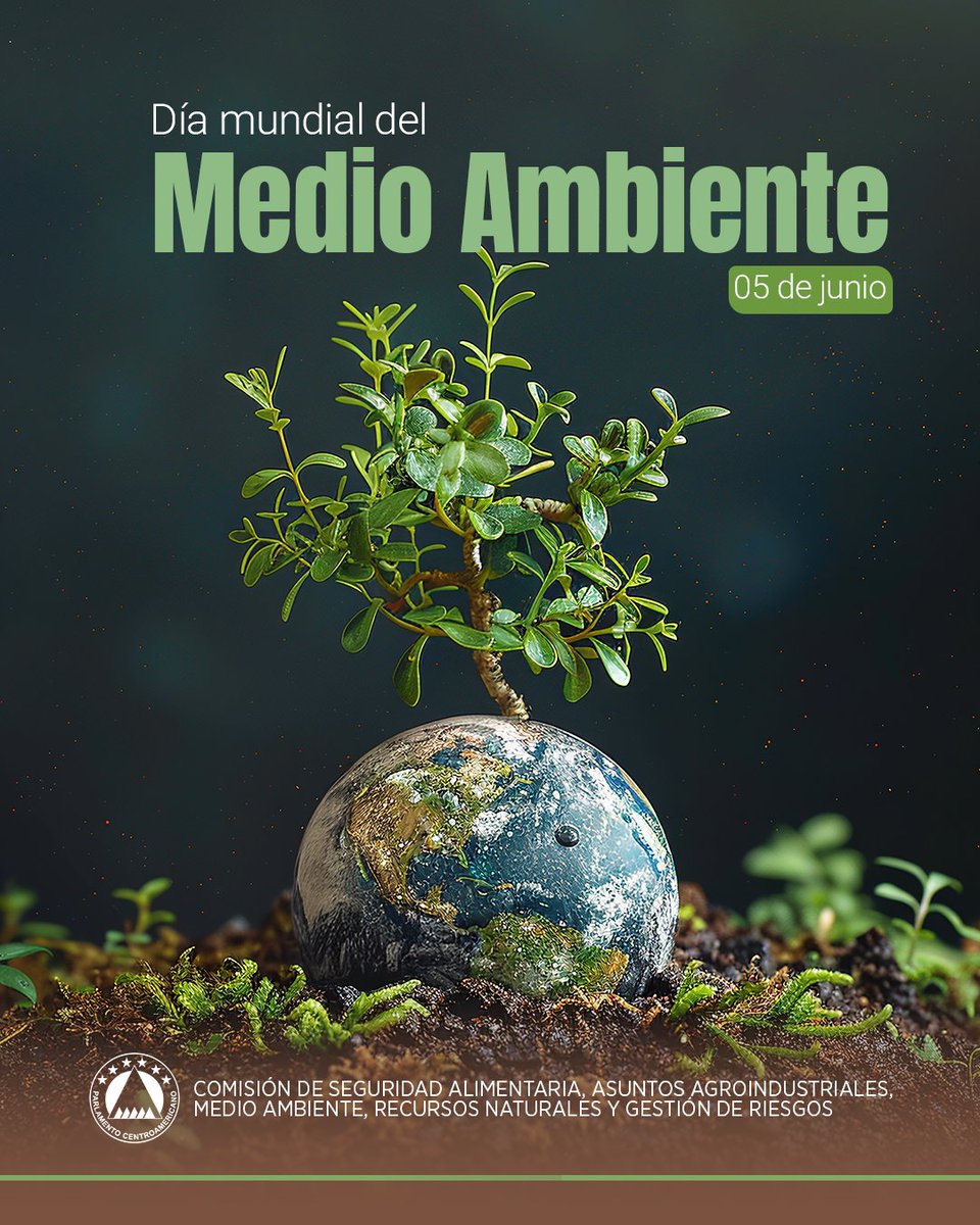 PARLACEN's tweet photo. 🌎🌱 En el Día Mundial del Medio Ambiente, reafirmamos nuestro compromiso con la protección de los recursos naturales y la construcción de un futuro sostenible para Centroamérica.

Cuidar el planeta es una responsabilidad de todos. 💚

 #CentroaméricaUnida #ElParlacenSomosTodos https://t.co/JIOhZzRubk