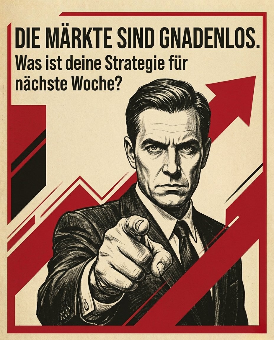 ElleoCalderon's tweet photo. 💬 Fazit: Die Märkte sind gnadenlos und drehen sich blitzschnell. Wie sieht deine Strategie für die nächste Woche aus? Kaufst du den Dip oder bleibst du lieber an der Seitenlinie? Schreib es in die Kommentare! 👇 (10/10) https://t.co/X89JXCbEWw