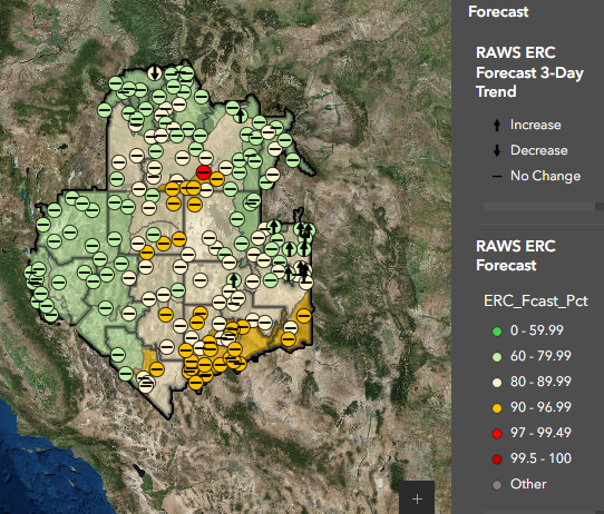 GreatBasinCC's tweet photo. Observed ERC percentiles in Great Basin from Friday 06/05/2026.
@GreatBasinCC
https://t.co/mZyBXBuyeO https://t.co/9Sjru0pAkG