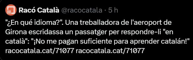 Chrisorder's tweet photo. @lloberenc Te, un altre.  Però les CUP, sempre lluitant contra Catalunya i el català.  No sou mes que uns nyordos llefiscosos... https://t.co/jUJtLfQG6N