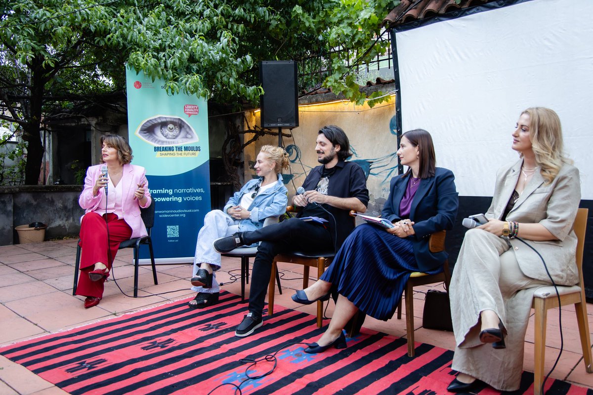 EUinAlbania's tweet photo. We are proud to have supported 22 journalists and media professionals from across Albania to transform ideas into concrete projects. With their short movies, they have given voice to the most vulnerable people in the Albanian society. Kudos to Albanian Women in Audiovisual and SCiDEV for supporting them in every step of the production and strengthening independent voices. 1/2