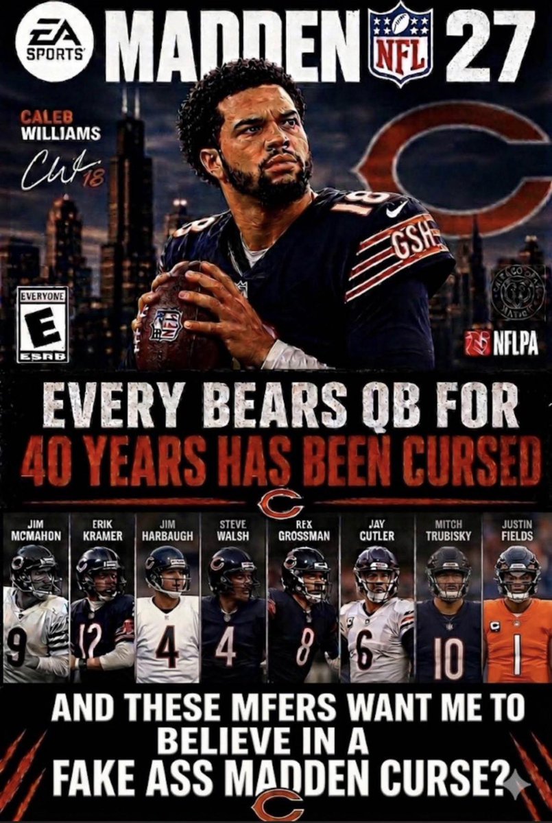 linebackercrew's tweet photo. @ChicagoBears @EAMaddenNFL @CALEBcsw Truth https://t.co/uLM6xB2Yde