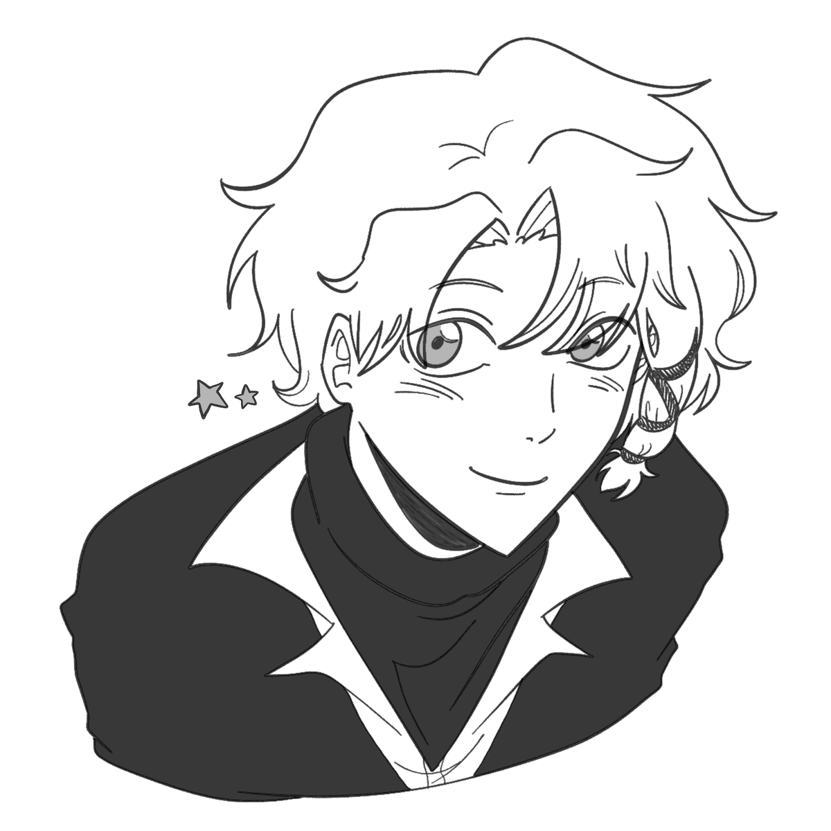 cyber4wave's tweet photo. i drew my gay nephew hakurin because he’s cute and tiny and i love him ^.^)/ https://t.co/hmY8cLAgt2