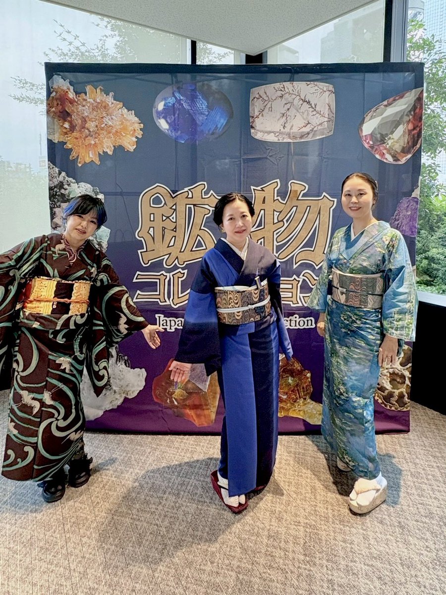 iimutti's tweet photo. 出先から 「鉱物コレクション」に行ってる すあまちゃん、、団子ちゃんと合流✨💎
光る石✨最高
#2026がままま着物 63
○セオアルファ
#RICOSTYLE
○鵬翔 袋帯
○麻長襦袢
#燈織屋
24°/19 6/5
すあまちゃんが とっても詳しくて いろいろ教えてもらいました! https://t.co/Z6AxOfIV4N