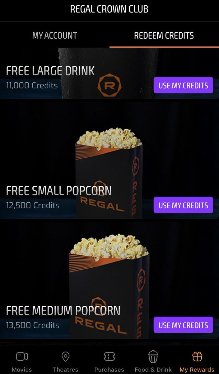 CrazyCactusEnt's tweet photo. @RegalMovies I quit Unlimited over this. And I'm just a casual 1-2 movies a month person. Congrats on being the worst value movie chain in the United States. https://t.co/OXLi4znLAV