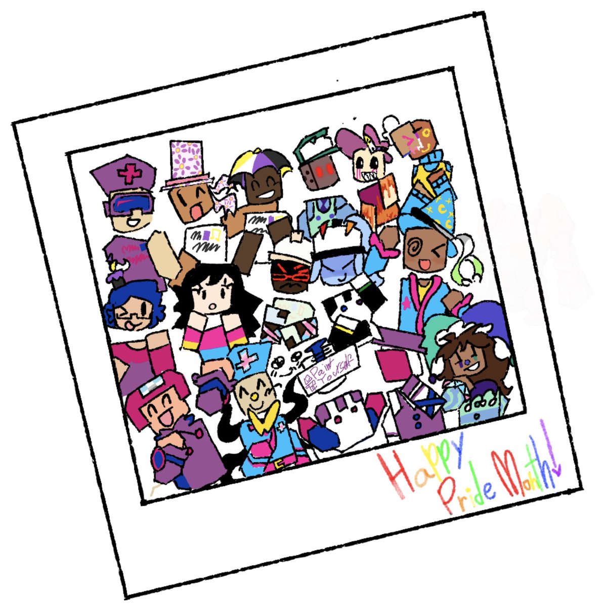 H0td0gLuv3r's tweet photo. { HAPPY PRIDE MONTHHH!!! }

// thank you everyone for participating and now its finally DONEE!! #dieofdeath #dodptwt #pridemonth https://t.co/QqBvReLvLt