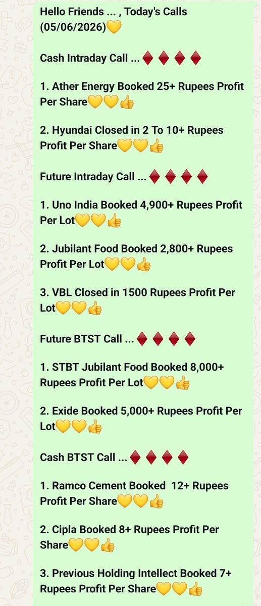GirijaEquities's tweet photo. Today's Calls 💫💛✨✅ https://t.co/cN5WT5EN93