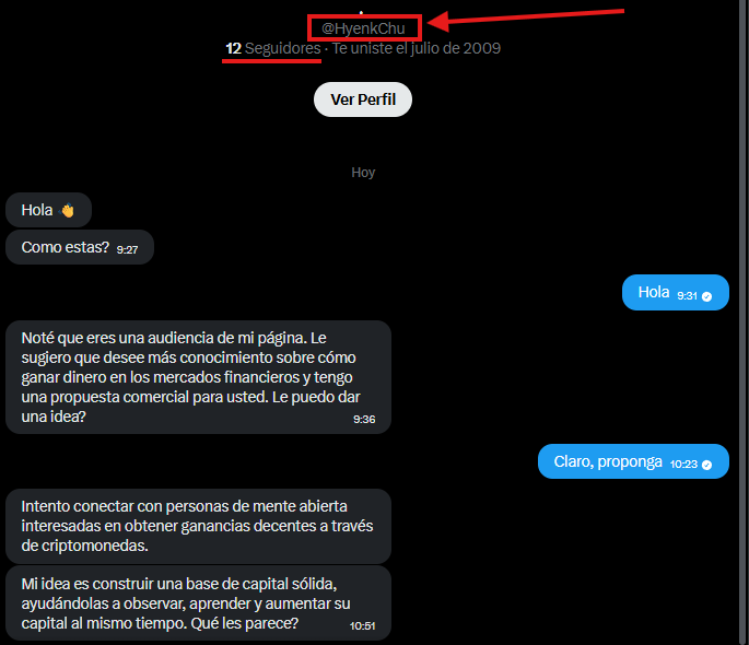 CarlosRend's tweet photo. No se dejen estafar este perfil es falso 👉 @HyenkChu   Ayúdenos a denunciar @somoscdi https://t.co/VmV3Ukwn8n