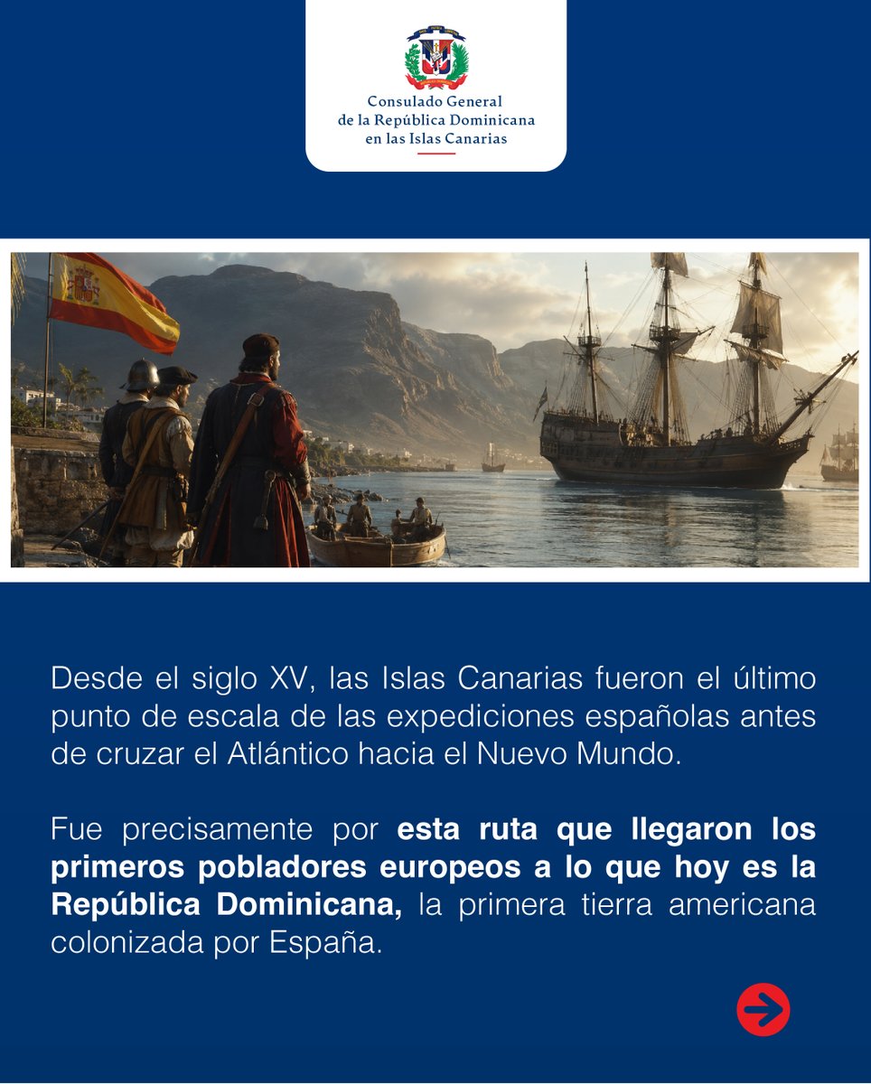 rdencanarias's tweet photo. Conexión histórica entre Islas Canarias y República Dominicana. https://t.co/11W7XqyMSO