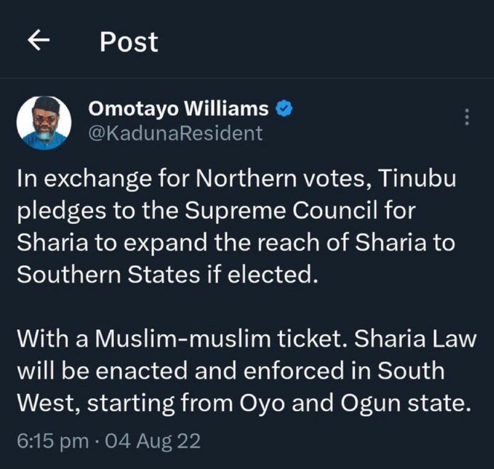RealQueenBee__'s tweet photo. It's now making sense, isn't it? 
Tinubu doesn't send you guys, he can do anything to protect his personal interest. https://t.co/p6MLUjtVtT