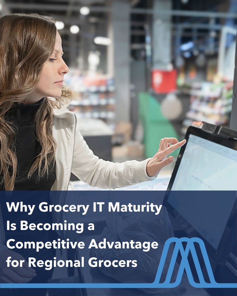 pomeroy_us's tweet photo. The grocery store isn’t just a place to shop anymore. It’s a high-tech hub.

For regional grocers, this creates a tough challenge.

The result? A growing maturity gap.

Learn more: https://t.co/xqOVt5XTpv https://t.co/KfOTp4hQk2