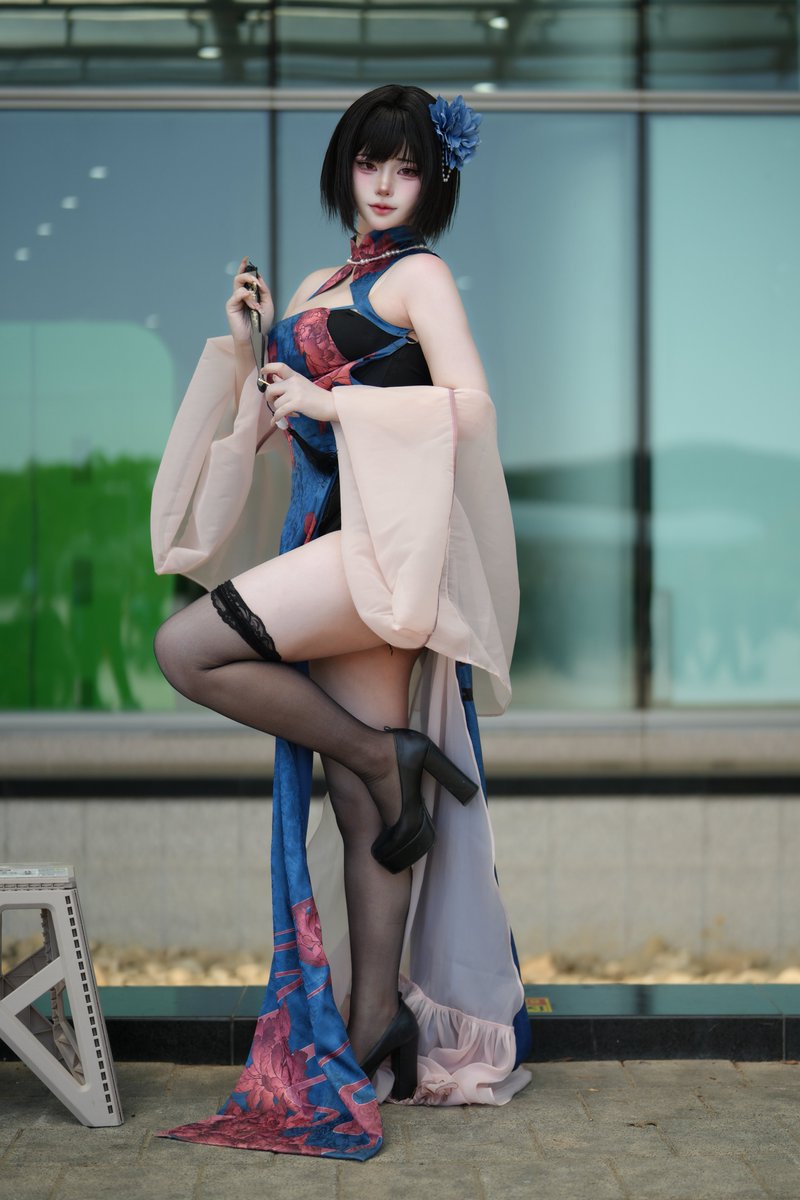 CheckyLove7's tweet photo. 2026.05.22(금) 플엑    

벽람항로 - 지엔우  

Model  : @yonacos_ 요나님  

#플엑 #Cosplay #AzurLain #벽람항로 https://t.co/Ler5Z1lsrK