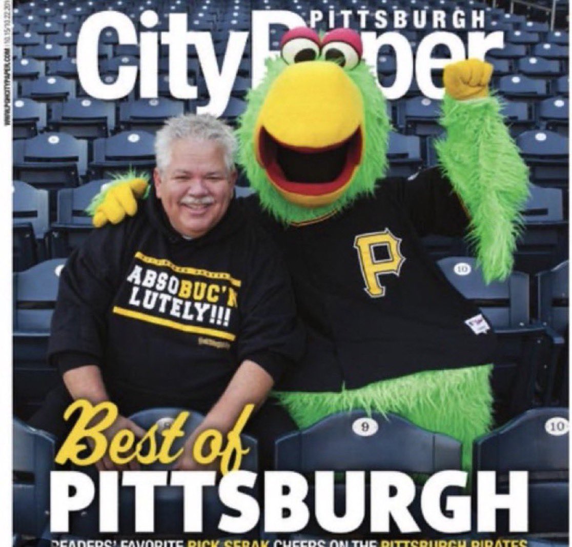 1992Pirates's tweet photo. HBD 🎂 6/5/1953 to

#Pittsburgh’s unofficial mayor, documentarian, and ambassador to the world, the legend, Rick Sebak! https://t.co/xnvTa7cEWl