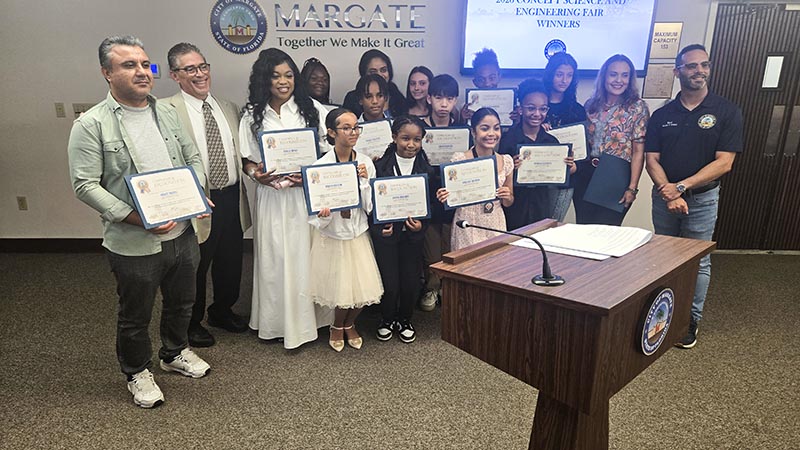 MargateTalk's tweet photo. Math and Science Schools Students Honored by Margate Commission https://t.co/igtDM7pO7I via @margatetalk https://t.co/GpeHCVQEj4