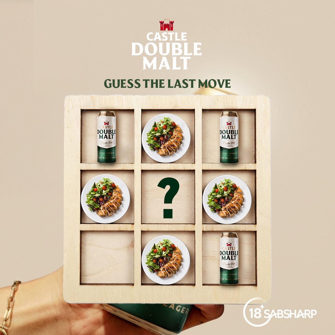 DoubleMaltSA's tweet photo. Smooth operators, they say the best meals are paired with the smoothest beer, and honestly, we can’t say they’re wrong. 😎​

Guess the last move and you could spot some 🍺 in your DMs., reply using #ExtraSmooth. https://t.co/tnlRAUVBA2