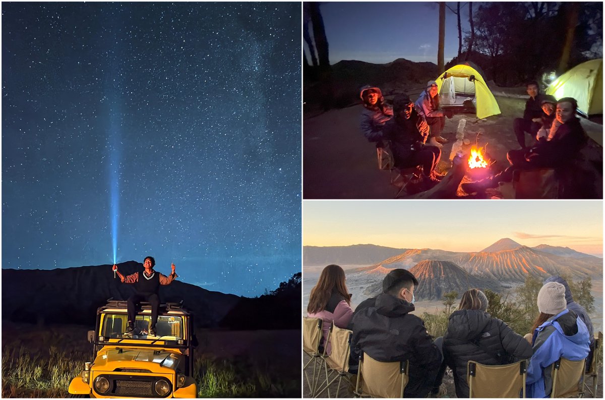 bromo_eastjava's tweet photo. Join our unforgettable night trip to Mount Bromo and witness the beauty of the Milky Way Galaxy shining in the clear night sky.#milkyway #mountbromo #Trip #astronomyphotography #eastjava #indonesia
Detail Itinerary: https://t.co/76fzpA6C7L https://t.co/7su4W7KwwJ