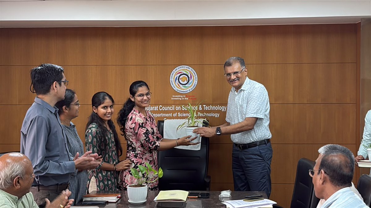InfoGujcost's tweet photo. #WorldEnvironmentDay2026 Celebrated at #GUJCOST with the Launch of #BURD Phase-II !

A joint initiative of @InfoGujcost & @GuvnlOfficial, #BURD (Bal Urja Rakshak Dal) Phase-II launched today at GUJCOST, Gandhinagar by Shri Digvijaysinh D. Jadeja, IAS, Director General of GUJCOST.

All District Community Science Centres participated in a brainstorming and Orientation Meet session focused on energy conservation and #climate action.

Aligned with the theme, “Inspired by Nature. For Climate. For Our Future”, the program charted a roadmap for empowering students as #energy #ambassadors across #Gujarat.

#GUJCOST is committed to inculcate #ClimateAwareness in young minds across Gujarat. During the Program, saplings were given to all CSC Coordinators and GUJCOST team members on the occasion of World #Environemnt Day.

Let's make our planet #greener together. 

#WorldEnvironmentDay2026 #EnergyConservation