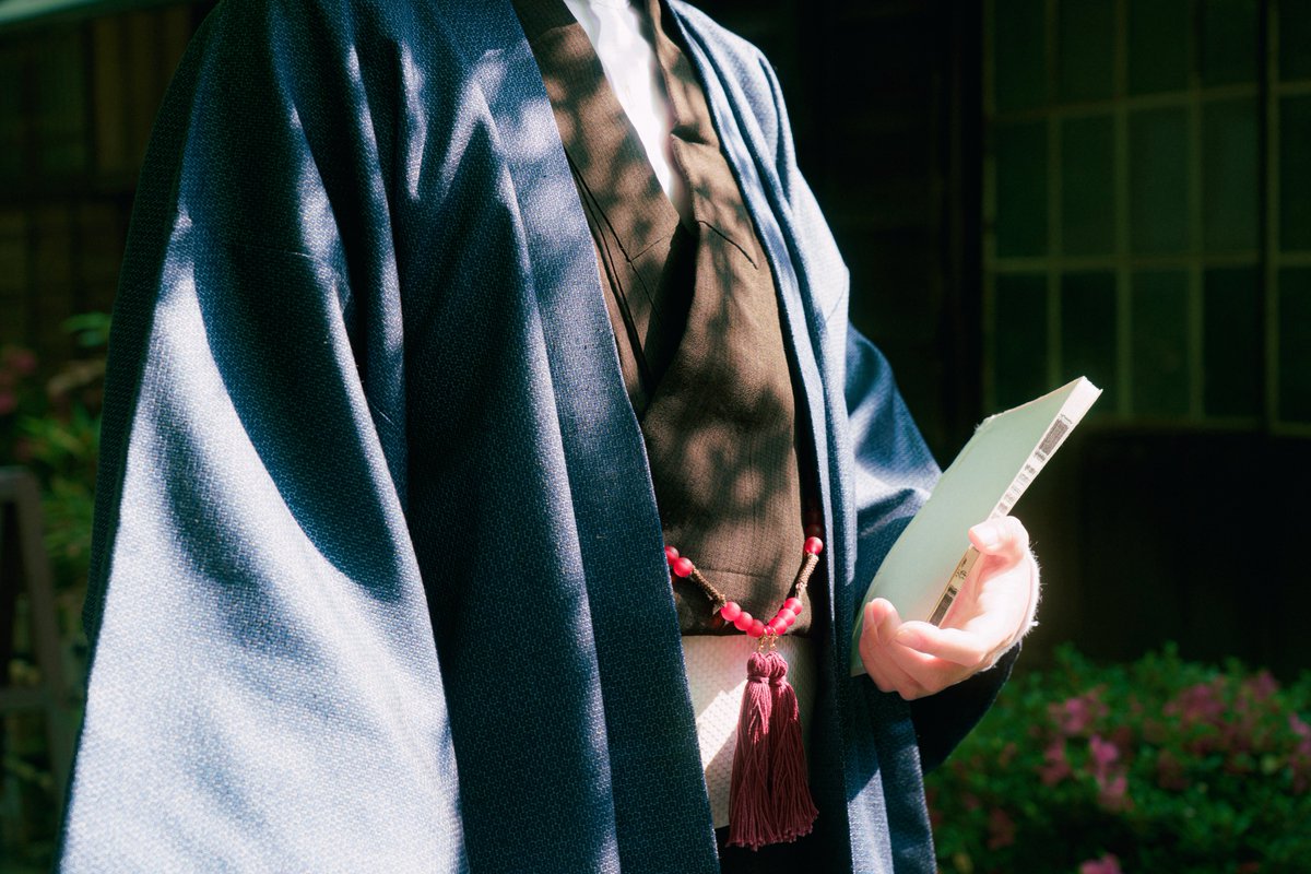 karu1103day's tweet photo. cosplay 
鬼滅の刃 冨岡義勇
明治村コラボ衣装

　光射す方へ

photo @Nochasama https://t.co/6gHl8VPZ4a