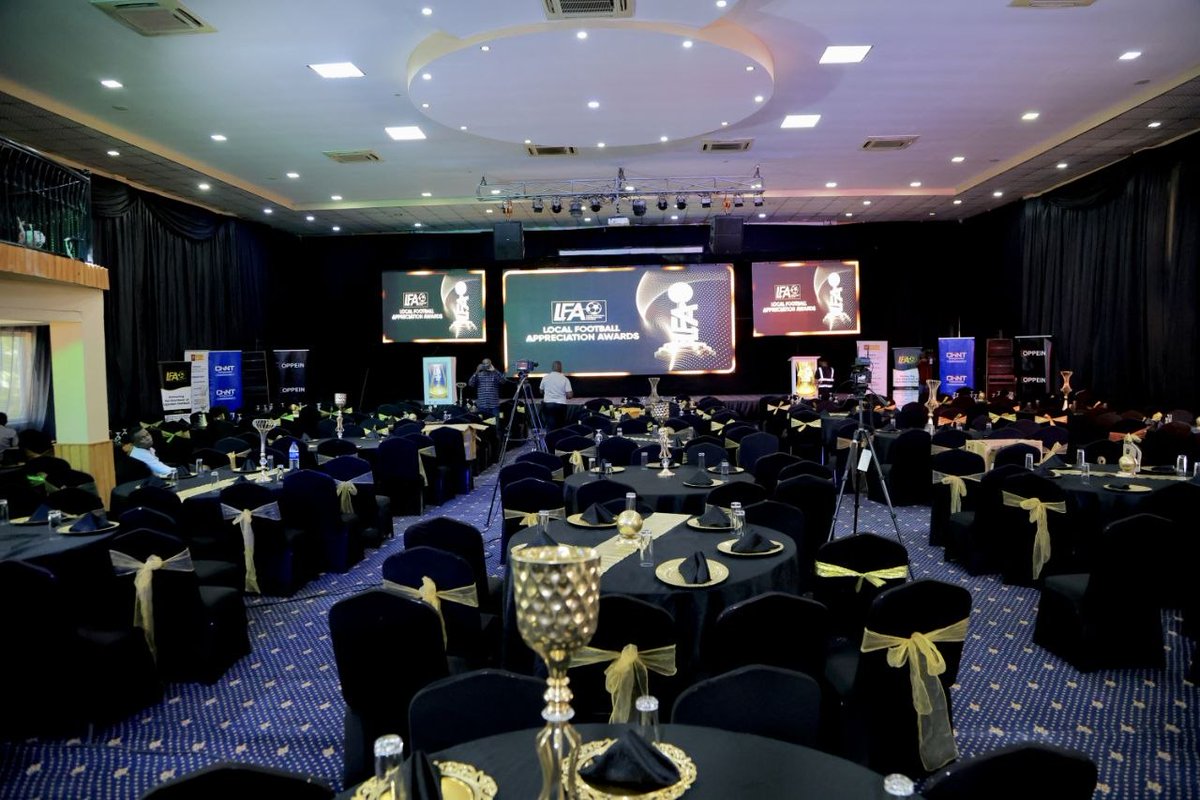 LFAAWARDS's tweet photo. All is set for the biggest celebration of Ugandan Football.

#LFAAwards2026 https://t.co/qTa0GbcVa1