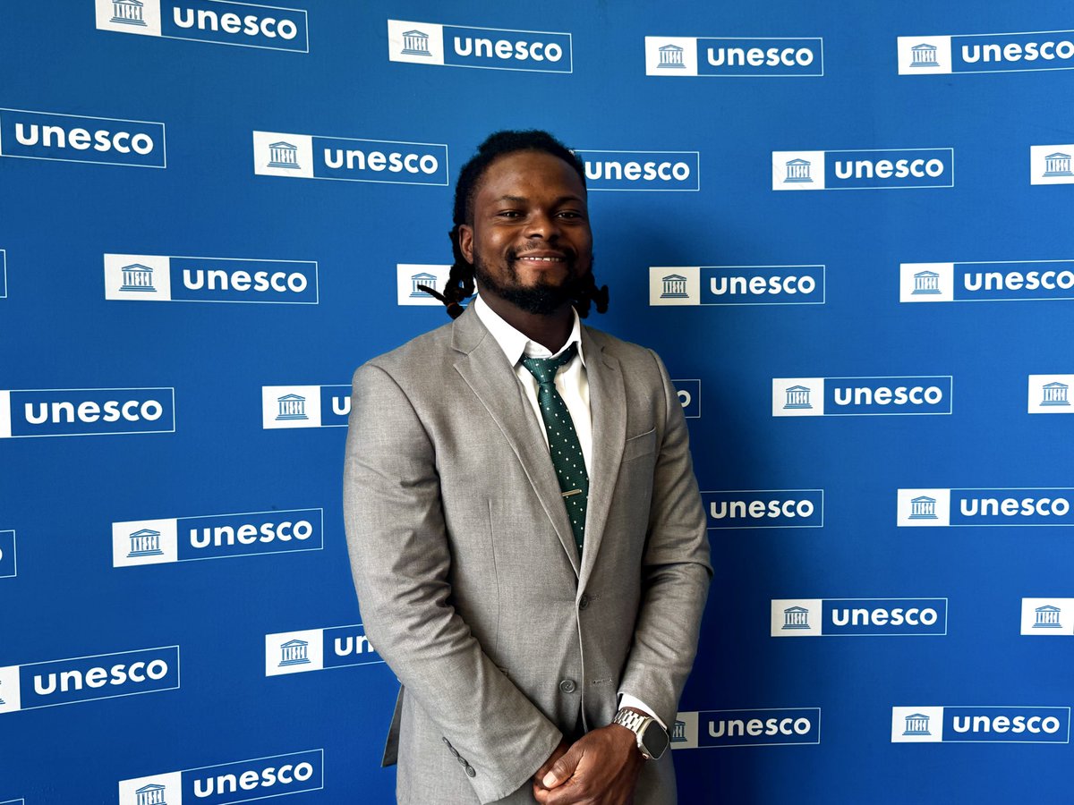JeremiahThoron's tweet photo. Thank you, @UNESCO . Always a pleasure to be part of meaningful conversations and spaces shaping a better future. https://t.co/kV72KtcwtT