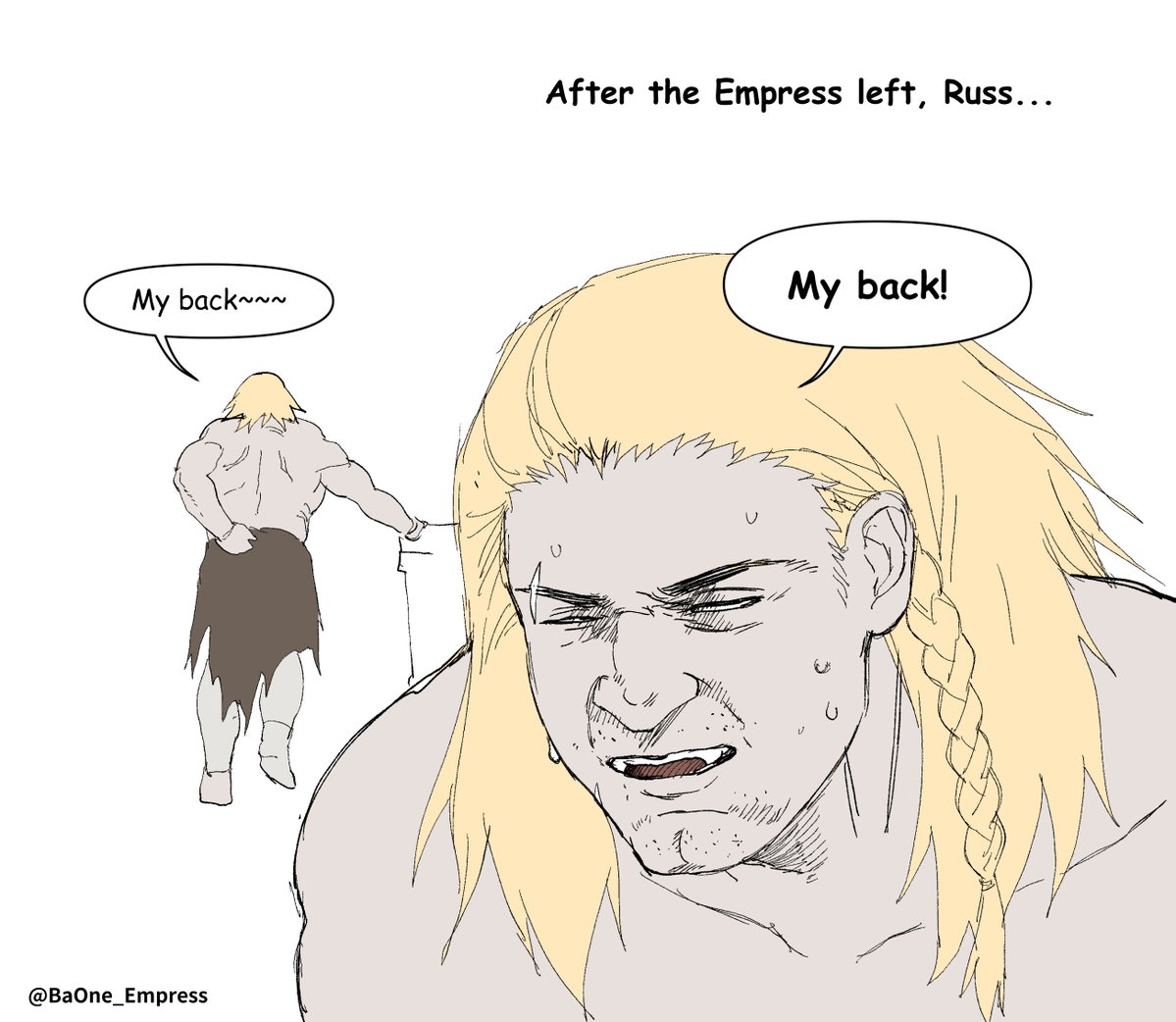BaOne_Empress's tweet photo. 『Empress: The Mother’s Redemption AU (30K)』 Episode 11: The third Trial of Leman Russ (Part III end)  
第十一話：レマン・ラス、第三の試練（下）日本語版はコメント欄にあります
#Warhammer40k #WarhammerCommunity #FemEmperor #AU #LemanRuss #SpaceWolves #ウォーハンマー40k #女体化 https://t.co/Iqs1SKUper