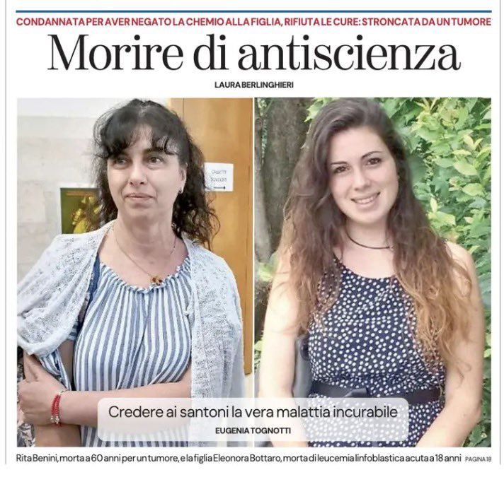 IlNazionale's tweet photo. Quando la stupidità non uccide solo la vita di tua figlia, ma anche la tua: https://t.co/Bl6AYEvHGu