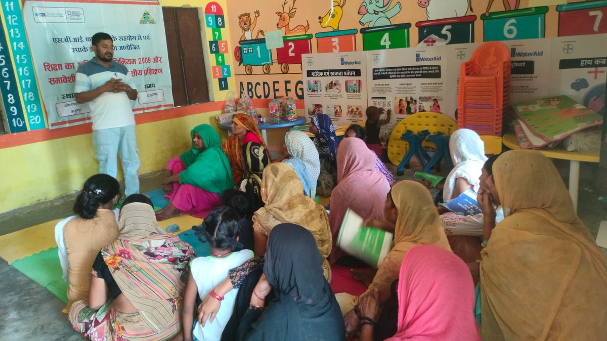 SPARCINDIA's tweet photo. A training on the Right to Education Act 2009 and Inclusive Education was organized by SPARC-India in collaboration with SBI Foundation at AWC Arjunpur on 12th May 2026.
33 participants were present in the meeting.
#childrenwithdisabilities #InclusiveEducation #RightToEducation https://t.co/SMryUO8dhs