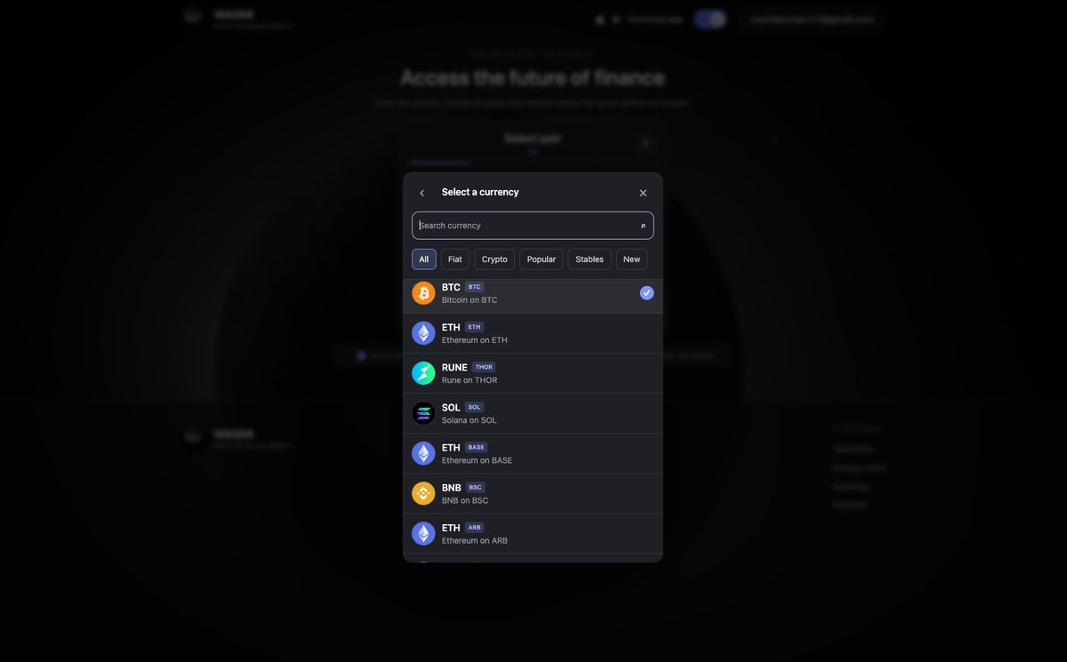 wagmidotglobal's tweet photo. We are about to wrap up our integration with @SwapKitPowered 

Allowing users to swap between 2000+ crypto assets using their WAGMI account

100% decentralised
100% self-custodial

Access to the future of finance has never been easier

Try now on https://t.co/emBrIgGpFF

$WAGMI https://t.co/tMVUCmE4of