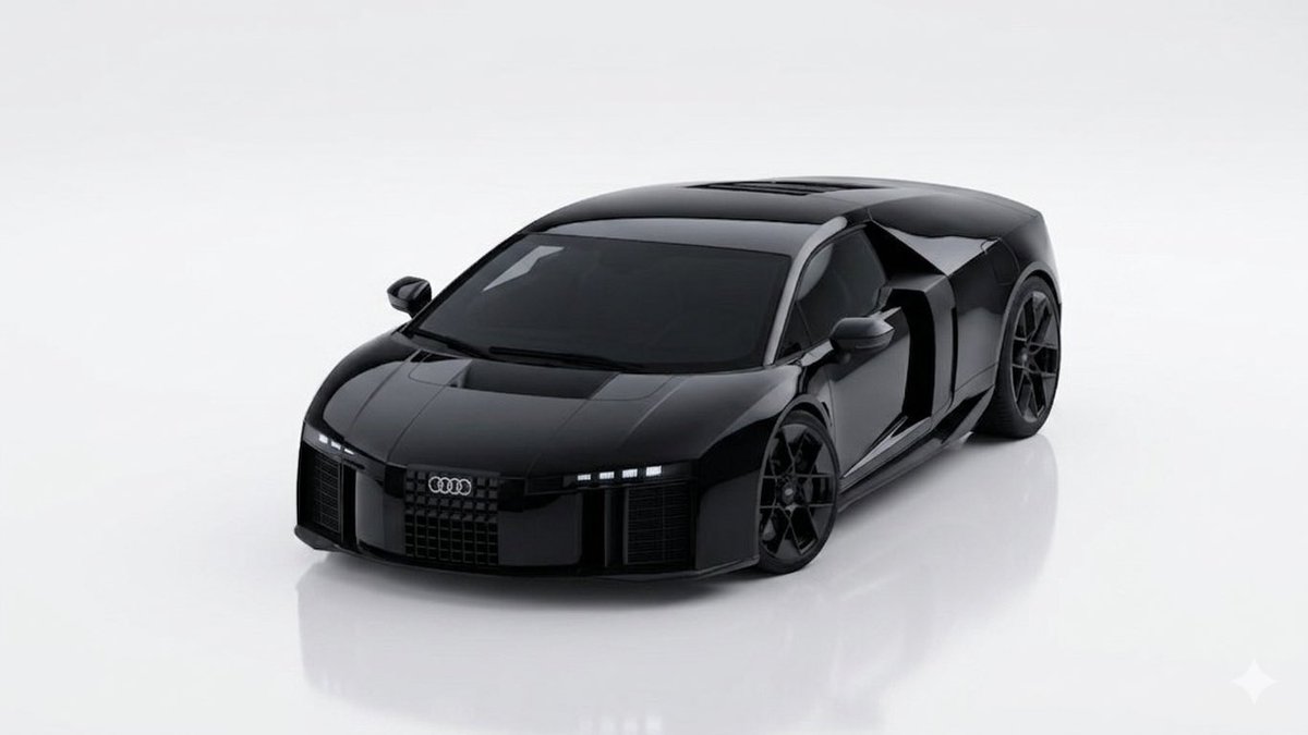 wayne_m159's tweet photo. In my opinion, the Audi Nuvolari is a beautiful Car. It looks sinister in Black 🔥 https://t.co/uHi6wLn8JX